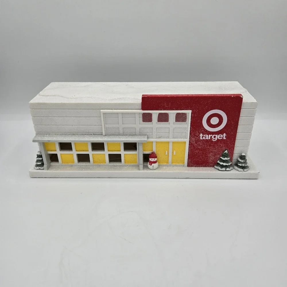 Target Bullseye Playground Light‎ Up Target Store Mini Christmas Village 2023